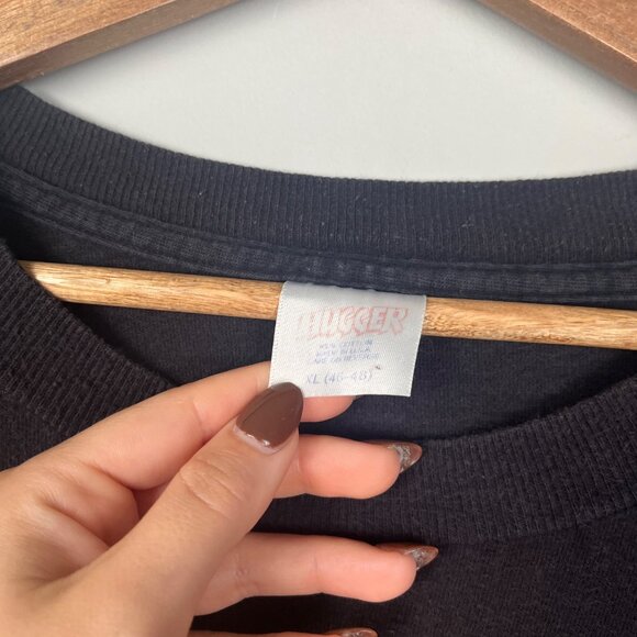 Vintage 90s Disney Dick Tracey Movie Promo TShirt Single Stitch Mens Sz. XL FLAW - Picture 8 of 8